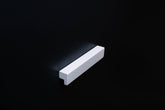 White Ash cabinet Handle on black cabinet